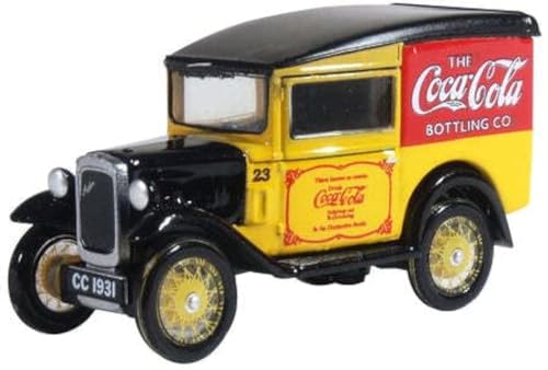 Oxford Diecast 76ASV006CC Austin 7 Van Coca Cola