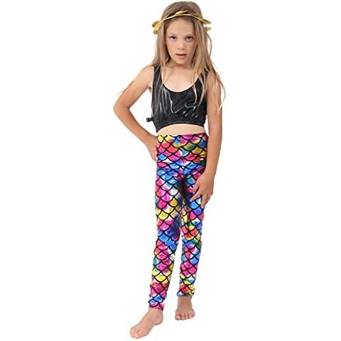 FNA Fashions Mermaid Dotted Leggings for Girls Cover