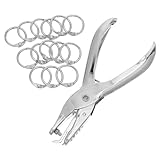 Compatibilité universelle : avec un diamètre intérieur de 15 mm, nos anneaux pour cartes servent à la fois de clips pour le scrapbooking, de classeurs à feuilles mobiles et d’organiseurs de fiches pour l’école et le travail. anneaux métalliques pour feuilles mobiles, anneaux pour fiches scolaires