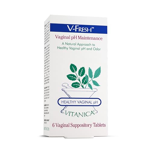 Vitanica, V-Fresh, Vaginal pH Support, 6 Suppositories