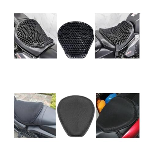 Cojín para moto que reduce la fatiga con funda elástica protectora 7