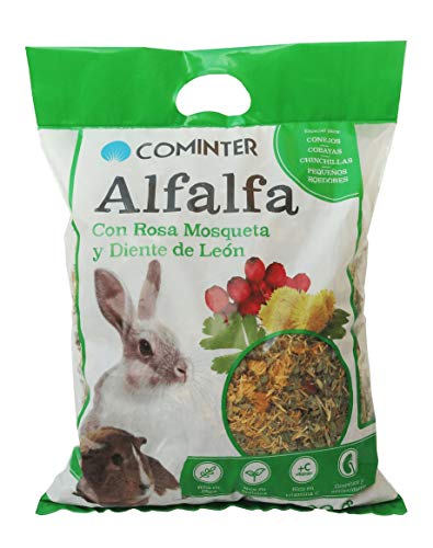 Cominter Alfalfa para Roedores con Rosa Mosqueta y Diente de León - Bolsa de 500g Cover