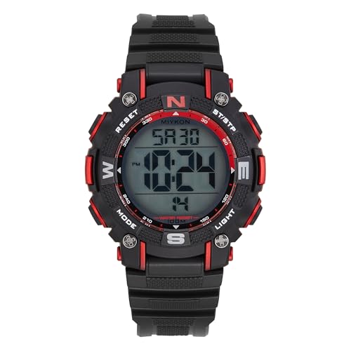 Miykon Womens Sports Digital Watch - Lightweight Shockproof Super Illuminator Stopwatch and Timer Alarm Dual Time 24hr Military Time 100M Water Resistant