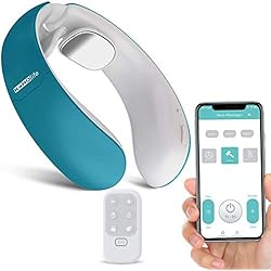SMTALY Masajeador Cervical profesional con mando a distancia, 6 modos y 18 niveles con función de calentamiento, para uso doméstico en oficina regalo del dia del padre