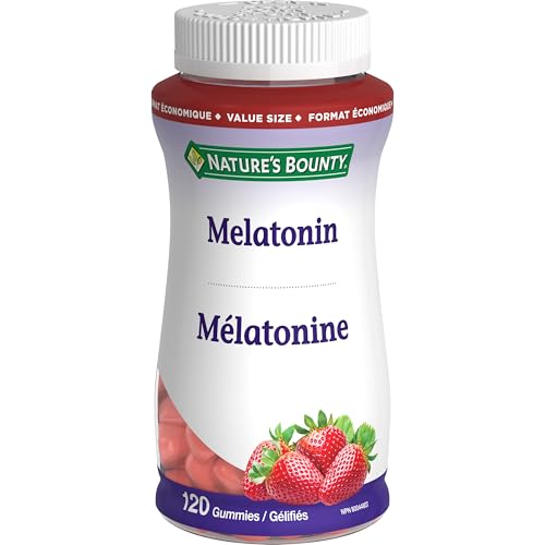 Nature's Bounty Melatonin 2.5mg 120 Gummies Helps Reset Body's Sleep-Wake Cycle, Reduce Effects of Jet-lag, Reduce Time it Takes to Get to Sleep