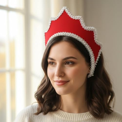Accessoire de Tenue de Pèlerinage Renaissance - Coiffe Victorienne Élisabéthain - 3