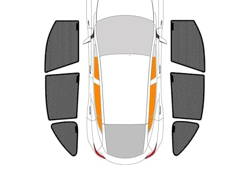 Pare-soleil auto contre la chaleur Ford Focus 2 portes rideau de pare-brise magnétique