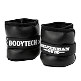 【Amazon.co.jp限定】ボディテック(Bodytech) リストアンクルウェイト 2個セット 筋肉トレーニング ジョギング ウォーキング 負荷増幅 体力増強 BTS91NH007