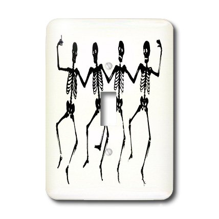 Interrupteur à bascule simple noir et blanc 3dRose pour décorer votre salon chic