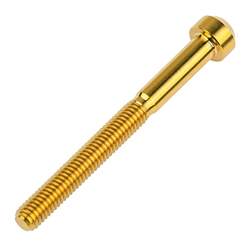 Image of Titanium Torx Square Head M6 x 10 15 20 25 30 35 40 45 50 60 65 70 80mm Screw Pack of 5 (Gold, M6x65mm)