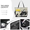 Evengigy Sheet Music print Waterproof Beach Tote Pool Bags for Women Large Gym Tote Carry On Bag for Travel #4