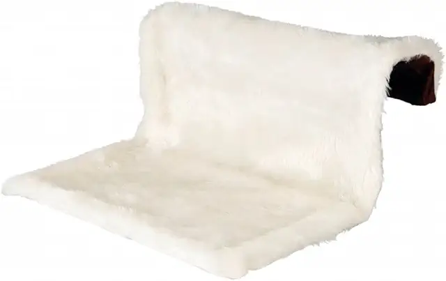 Chaise longue hamac chat radiateur Trixie 43141, peluche/velours crème/marron 45x26x31 cm