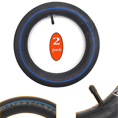 New 12.5-2.75 Inner Tube (2Pcs) For Razor Mx350, Mx400, X-Treme, Currie, Ezip - 12" Baby Stroller - Heavy Duty Replacement Electric Scooter Tire Tubes Straight Valve 12-1/2 X 2-3/4 #TOP3