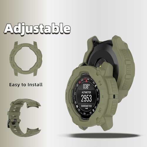 Correas de silicona para Garmin Instinct 3 AMOLED 45mm/50mm miniatura 5