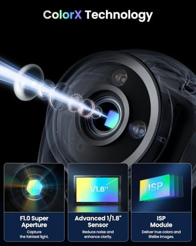 REOLINK PoE 보안 카메라 CX820, ColorX 4K UHD 트루 컬러 나이트 비전 — 사진 3