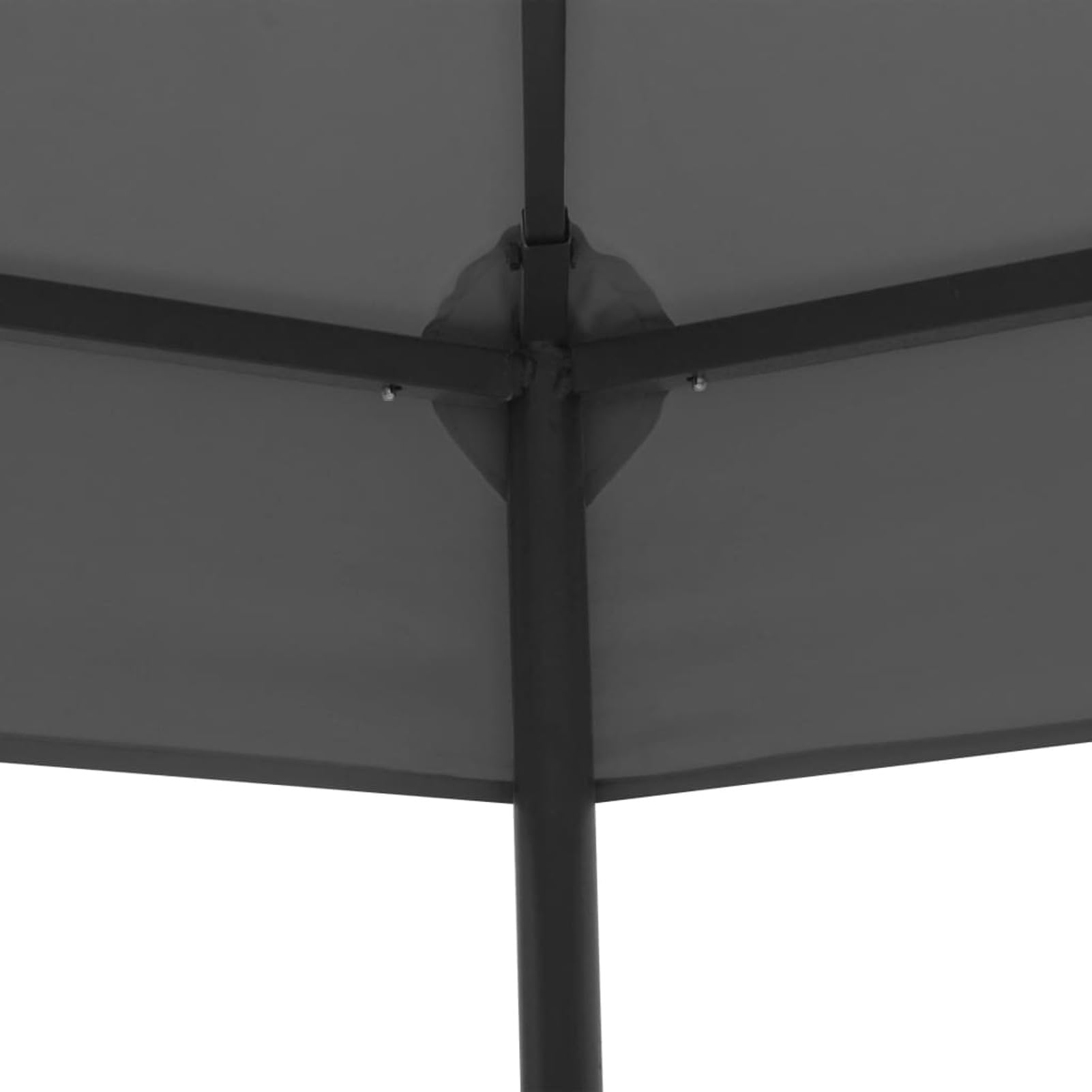 Cenador de jardín Gris Antracita 323x275x265 cm Pergola Bioclimatica Carpa Camping