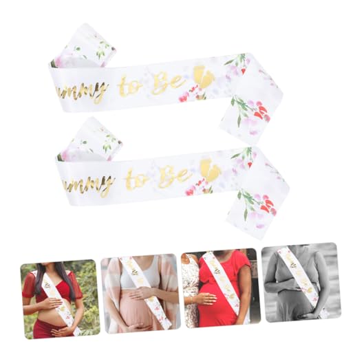 Totority 10 Pcs Cinto de gestante faixa para grávida decoração de faixa para chá de bebê faixa de ch