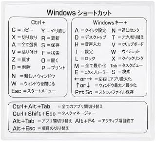 JSH 快捷键 贴纸 Windows 键盘 快捷键一览 贴纸