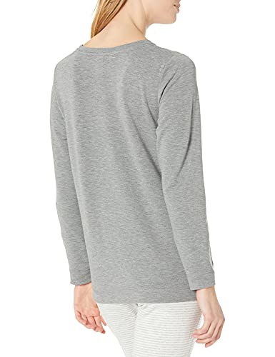 Image of HUE Women's Solid French Terry Long Sleeve Lounge Tee
