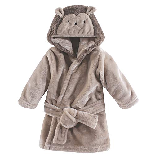 Image of Hudson Baby Unisex Baby Plush Animal Face Bathrobe