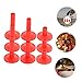 NULYLU 9pcs Drum Set Parts Cymbal Sleeves Drum Cymbal Sleeve Replacement Flange Base Musical Instrument Accessory