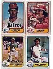 1981 Fleer Baseball Complete Near Mint to Mint 660 Card Set Featuring Rookie Cards of Harold Baines, Kirk Gibson, Danny Ainge (Celtics!) and Many Others!