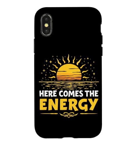 Rise And Shine Seize The Day Sunrise Lover ���[�j���O���[�`�� �X�}�z�P�[�X iPhone X/XS �p