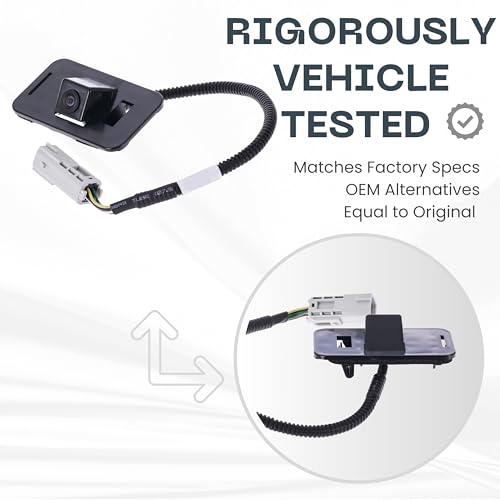 Image of Backup Camera for 2015-2020 GM Escalade Suburban Tahoe Yukon Denali XL Cam | Replaces OE part 23378804 23404613 23432248, rear view reverse parking assist backup monitor high definition hd