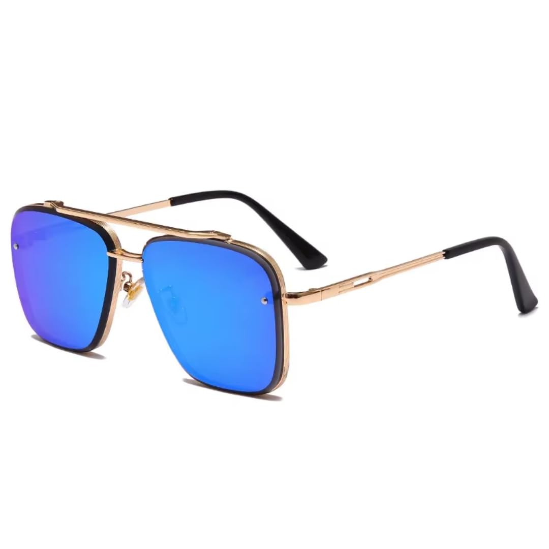 Occhiali da sole vintage sfumati per uomo e donna, lusso e moda, protezione UV400.