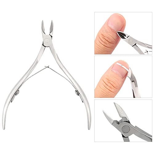 Myynti Cuticle cutter for nails pedicure tools nail cutter clippers sharp blades with double spring for home and salon (1 PCS) 4