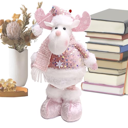 Mignon peluche pliable bonhomme de neige : la solution déco compacte pour vos fêtes