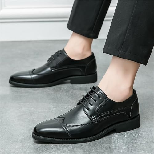 Stylish Leather Oxford Shoes for Men Premium Quality Lace Up Shoes Comfortable for Office and Events4