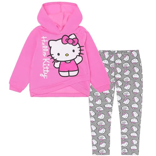 Image of Hello Kitty Sanrio Girls 2 Piece Hoodie and Legging Pants Set for Infant and Toddler