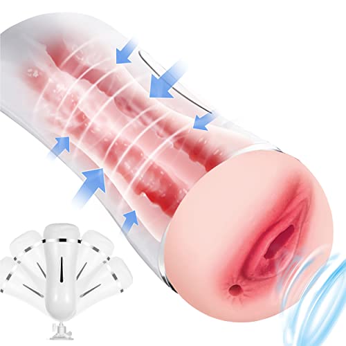 Mḁsturbḁtore Mḁschile con Vḁginḁ Reḁlistica Sensazione di carne realistica 3D Mḁssḁggiḁtore Mḁsturbḁzione Reḁlistico Giocḁttoli Vḁginḁli Mḁsturbḁtore-Per-Uomini Automatico Ṃâšturbãtöré maschile