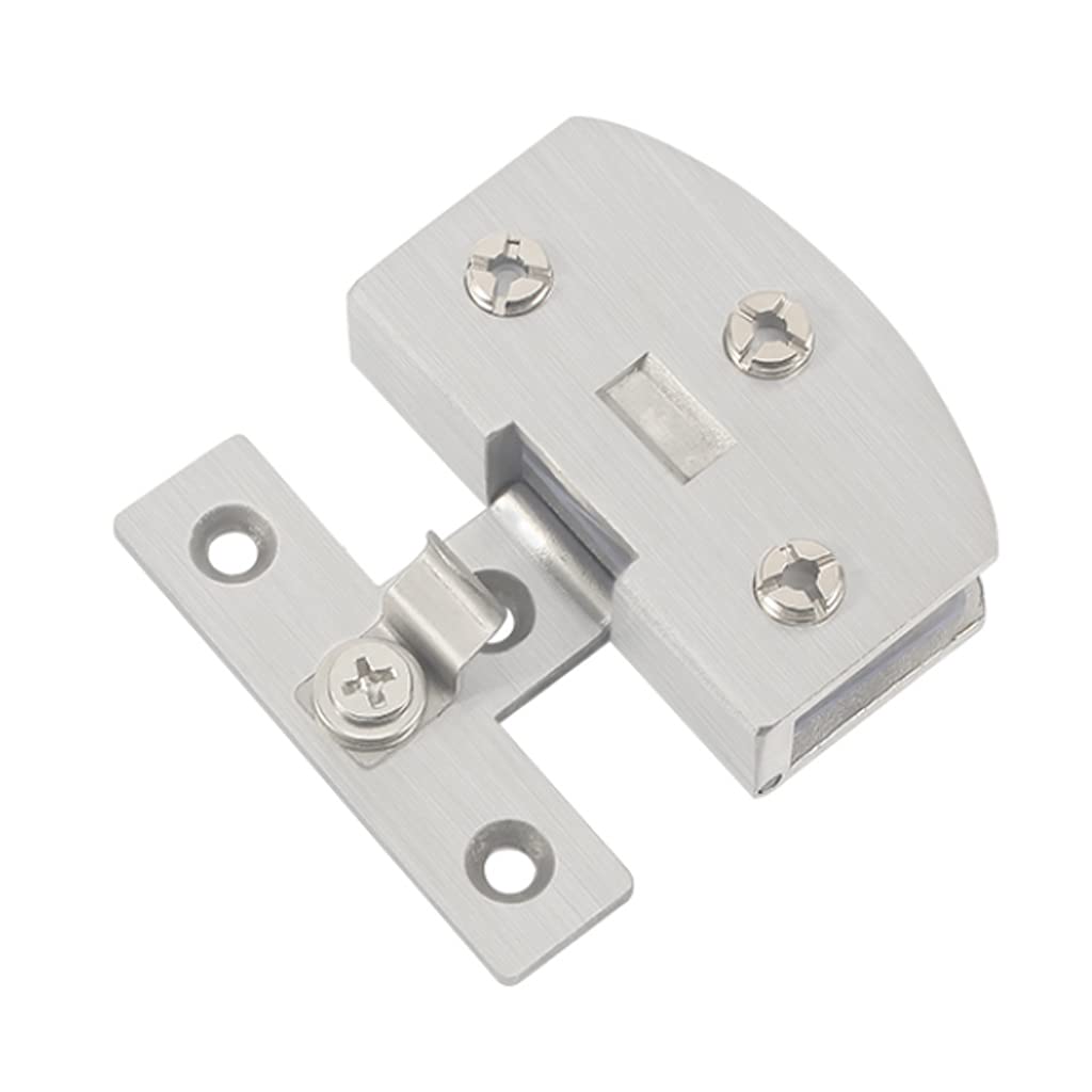 Nvsfzgiyg One Color Glass Door Hinge, Clip Cabinet Zinc Alloy Hardware Display Furniture Hinges