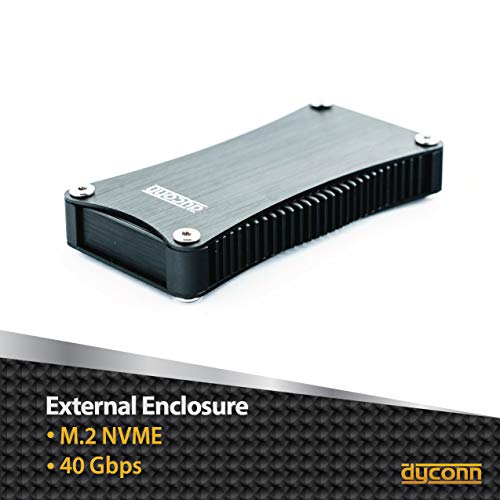 Caja externa SSD Thunderbolt 3 con ventilador USB miniatura 7