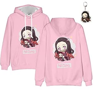 鬼滅の刃 パーカー 子供 キッズ 長袖 フード付き トレーナー 薄手 秋服 女の子 男の子 子供服 アニメ プリント 服 かわいい 柔らかい イベント 衣装 誕生日 プレゼント 鬼滅の刃 グッズ 禰豆子 カナヲ しのぶ キーホルダー付き 禰豆子 150cm Ocruyo オクルヨ