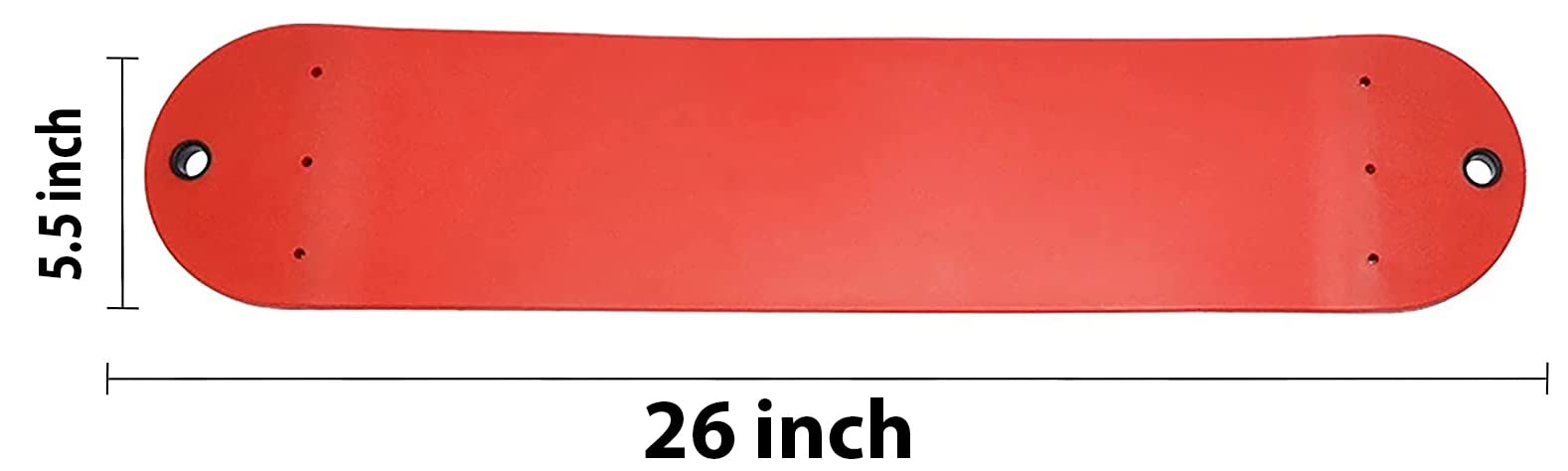 REZNOR Commercial Grade Heavy Duty Plastic Swing Seat Outdoor Swing Chair Swing seat (Red)