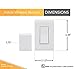Woods Indoor Remote Control For Lights with Wall Switch (1 Polarized Outlet)