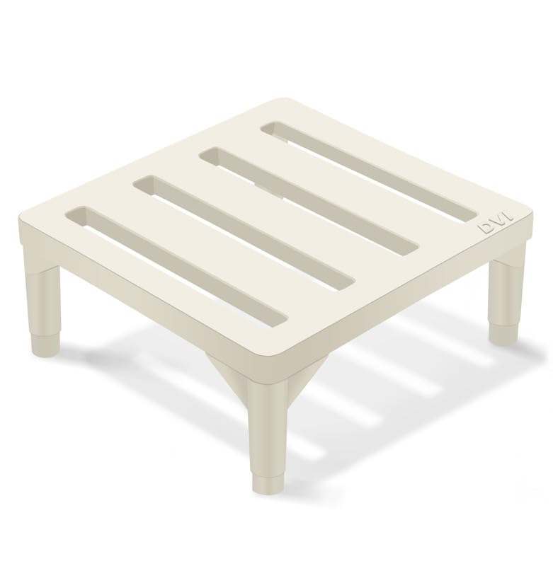Image of DVI Heavy Duty White Plant Stand | Pack of 1 | Strong, Durable, Rust-Proof | Supports Up to 200 Kg | Indoor & Outdoor Use | Pot Stand for Big Size Plants | All Weather Resistant Pot Stand