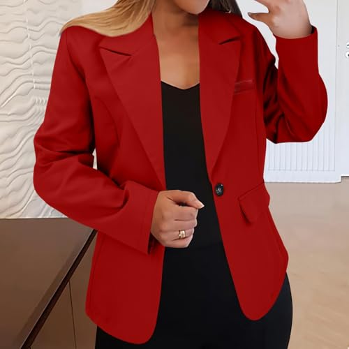Blazers for Women Casual Oversized Open Front Long Sleeve Jackets Work Office Business Suit Blazer 20253
