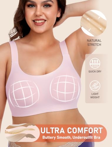 Image of Gailife Womens Wireless Push Up Bras for Women No Underwire Seamless Full Coverage Supportive T Shirt Everyday Bras