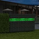 Leuchtgrüne Gabionensteine aus Glas 60-120 mm, 25 kg für Gartenwege, Einfahrten und Steinkörbe