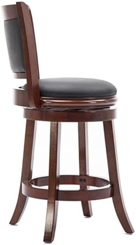 Miniatura 128 de Boraam Augusta - Silla alta giratoria de altura Negro -,Negro/Cappuccino,Negro/Cerezo,Marrón/Capuchino,Capuccino,Cereza,Cepillo de alambre