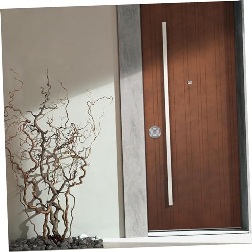 Cerradura de puerta corrediza Tofficu con acabado en níquel satinado, instalación fácil para baño y dormitorio miniatura 7