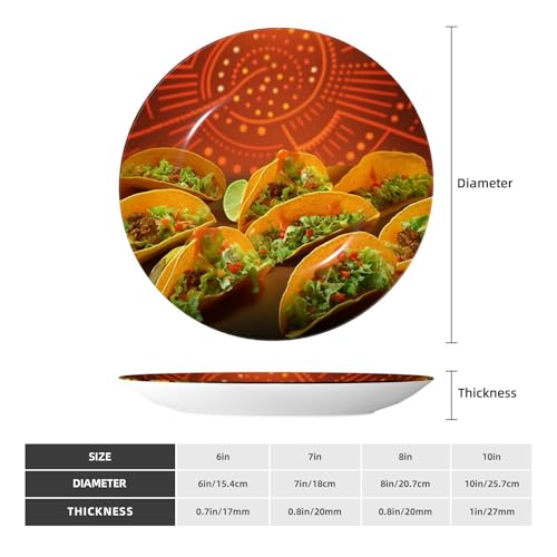 Assiette décorative pour mur de maison et bureau chic - 3