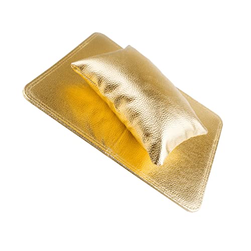 FOMIYES ネイル アート フォールディング ハンド ピロー ゴールデン アクリル ネイル テーブル 枕 ネイル アームレスト クッション サロン ネイル ハンド ホルダー ハンド レスト F