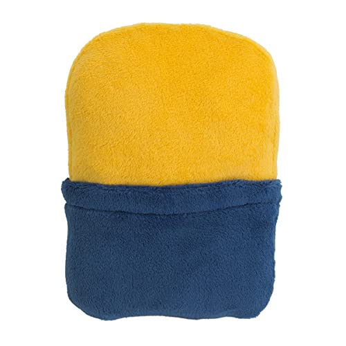 Image of Illimuniation Lazy Minions Club Yellow, Blue and White, Minion Character Shaped Toddler Blanket