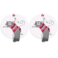 Algopix Similar Product 13 - Tatkraft Panda Self Adhesive Hooks for