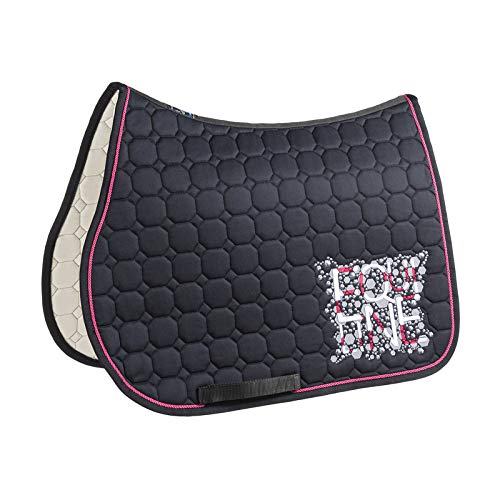Tapis de selle Octagon Equiline bleu Jumping, l'excellence du confort équestre
